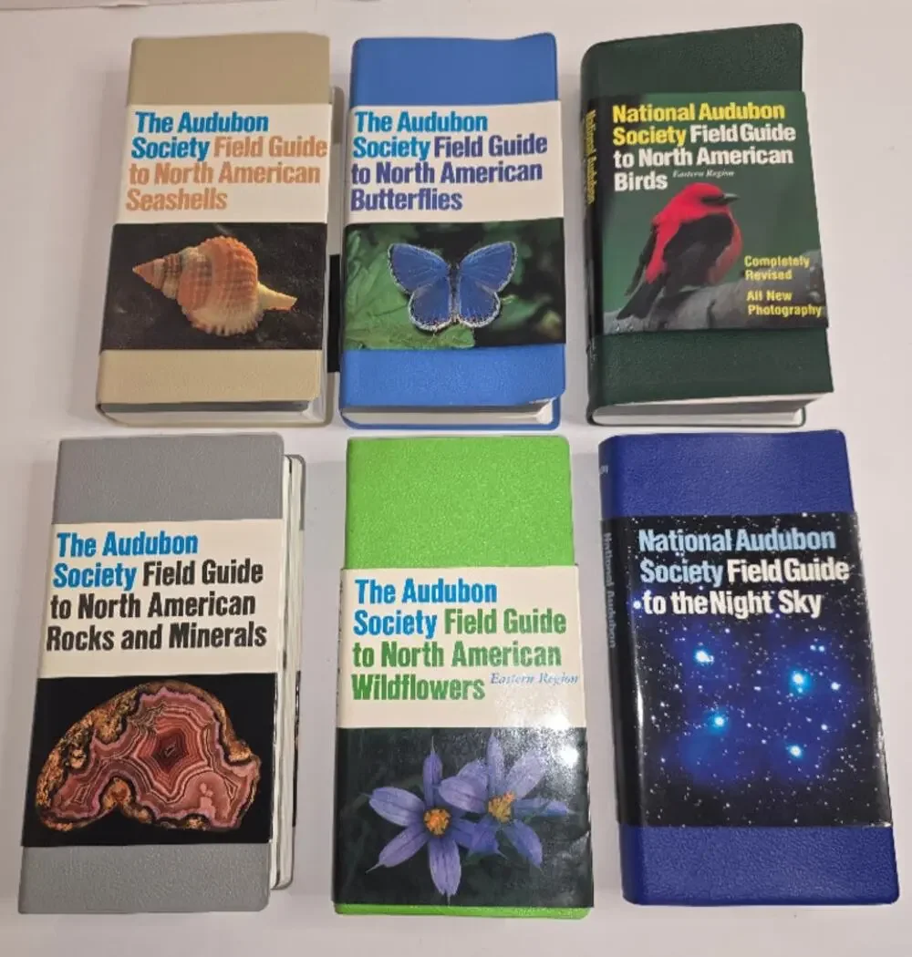 National Audubon Society Field Guide Book Lot of 6 Seashells Birds Homeschool